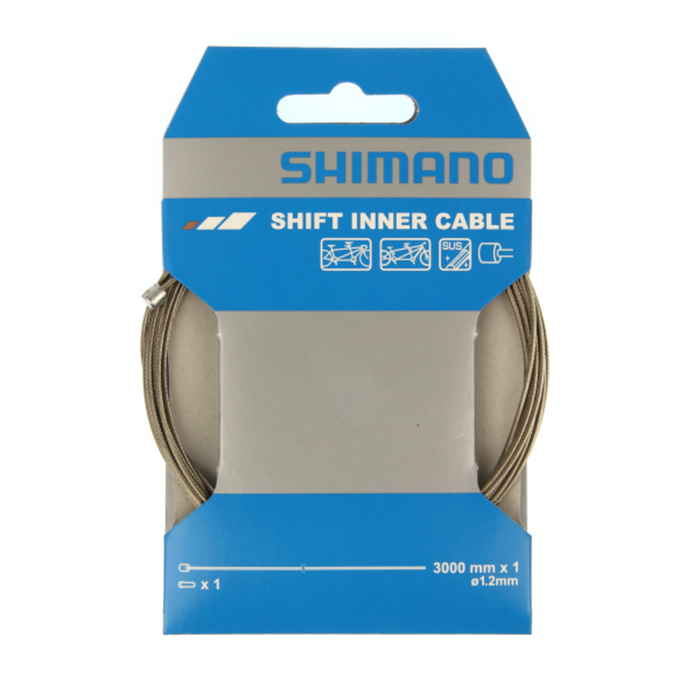 Shimano Stainless Tandem Gear Inner Cable [product_colour] | ABC Bikes