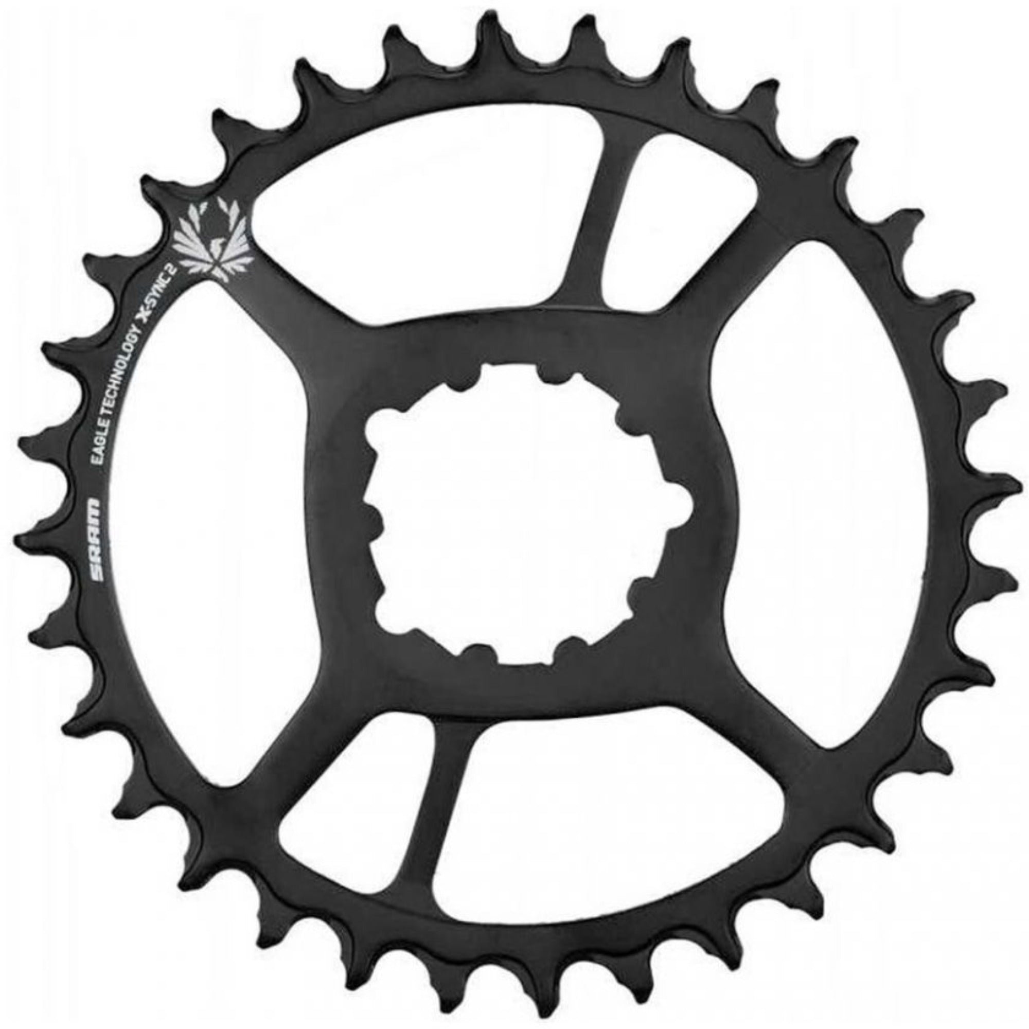 SRAM X-SYNC 2 ST 12sp Direct Mount Chainring 30T / 3mm Offset Black | ABC Bikes