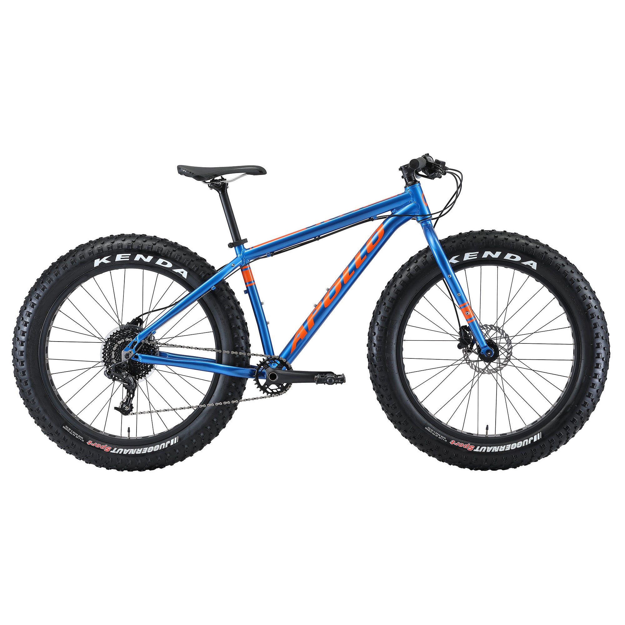 2022 Apollo Stout 10 SM Gloss Navy Blue/Orange | ABC Bikes