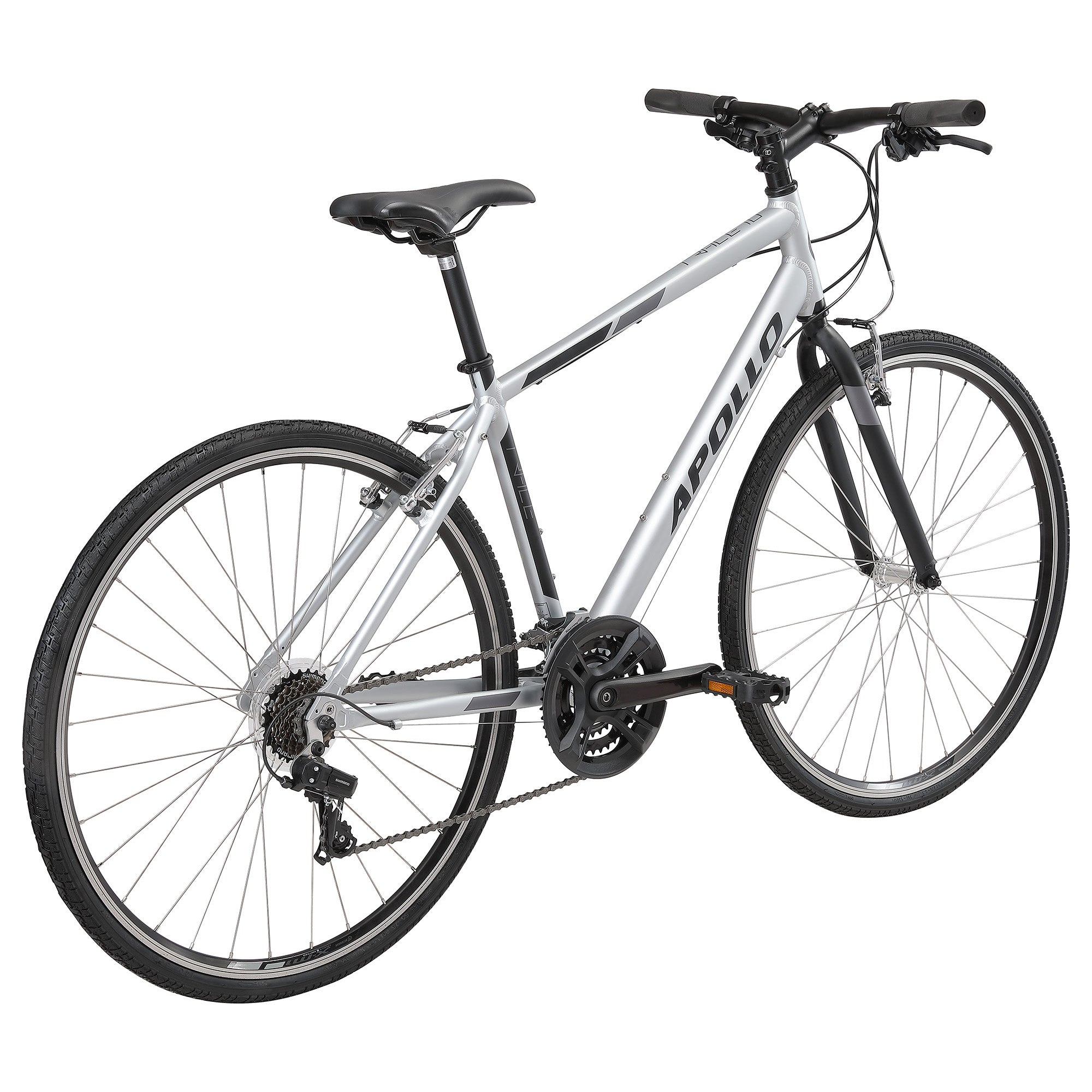 2022 Apollo Trace 10 SM Matt Charcoal/Black/Red | ABC Bikes