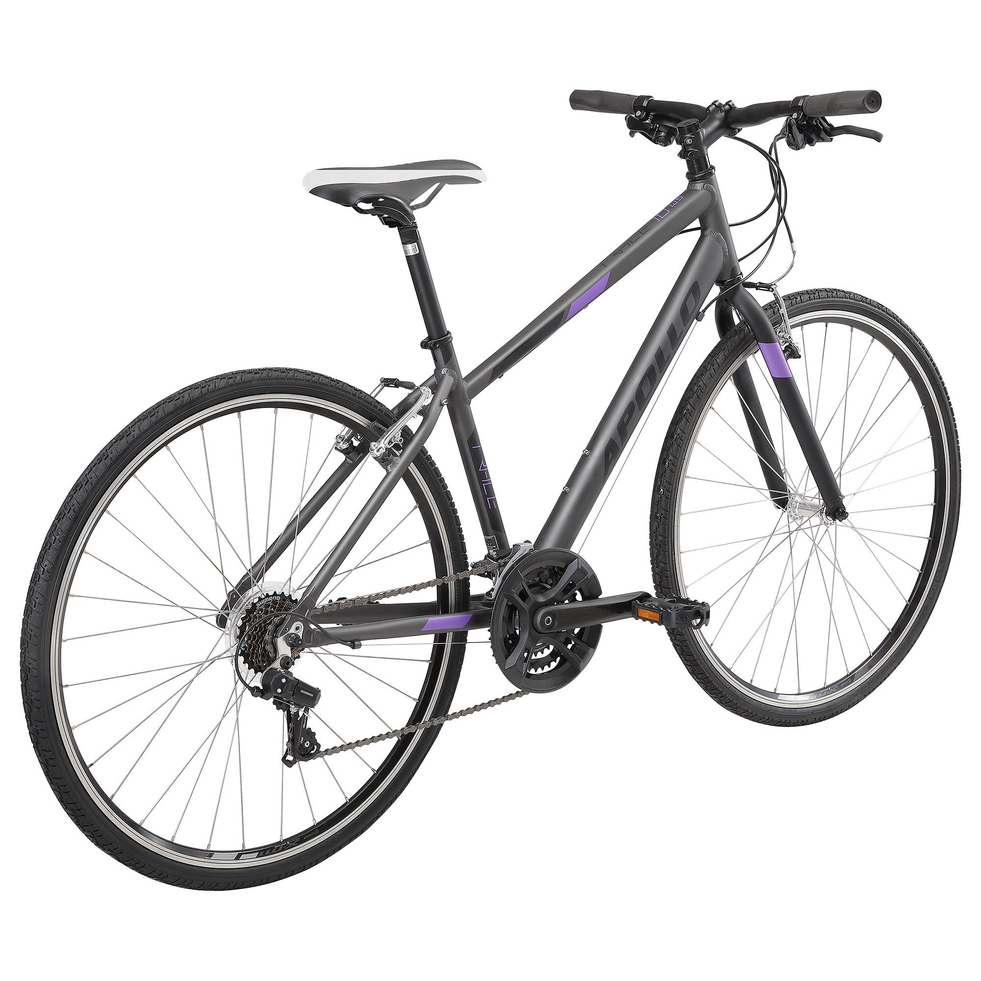 2022 Apollo Trace 10 W XS Matt Charcoal/Black/Lavender | ABC Bikes