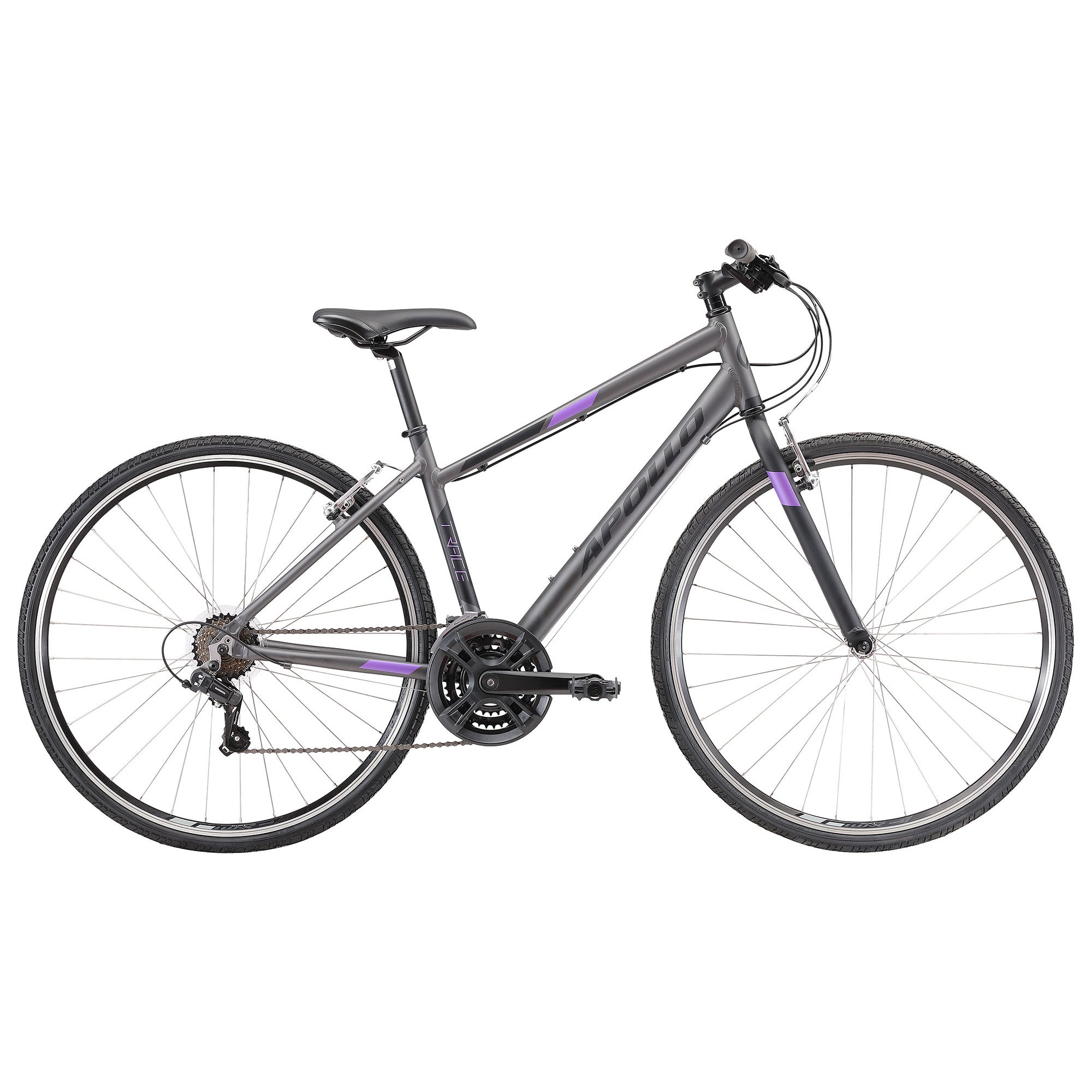 2022 Apollo Trace 10 W XS Matt Charcoal/Black/Lavender | ABC Bikes