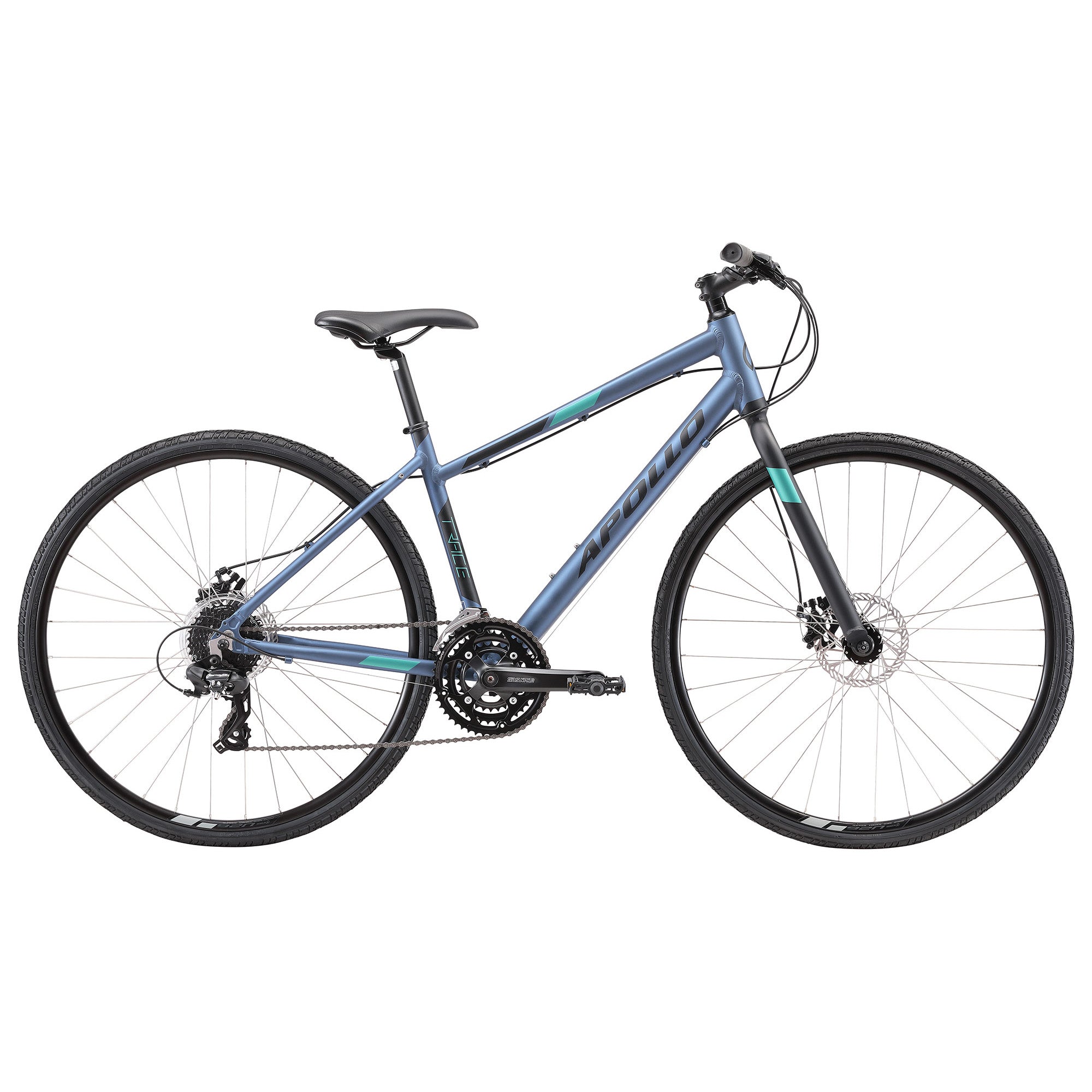 2022 Apollo Trace 20 W XS Matt Slate/Black/Turquoise | ABC Bikes