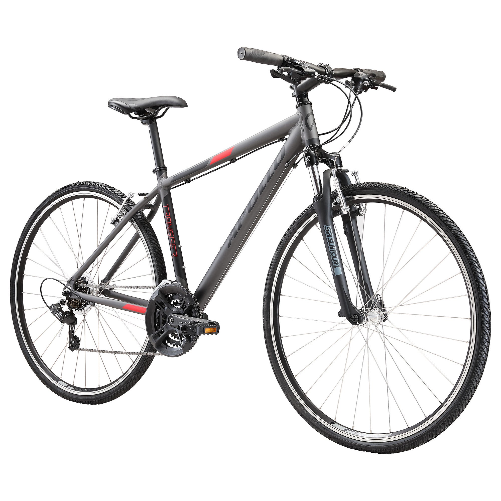 2022 Apollo Transfer 10 SM Matt Charcoal/Black/Red | ABC Bikes