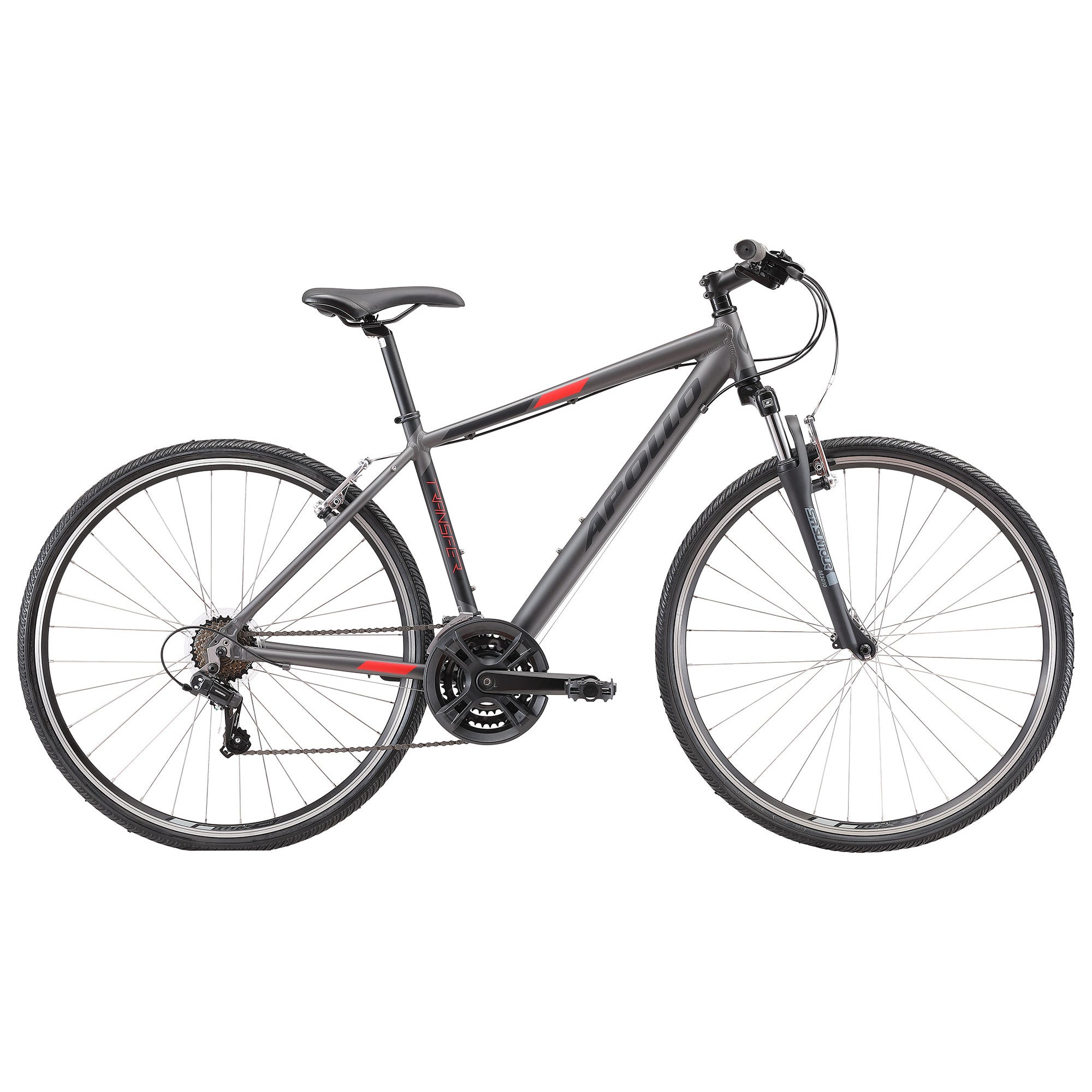 2022 Apollo Transfer 10 SM Matt Charcoal/Black/Red | ABC Bikes